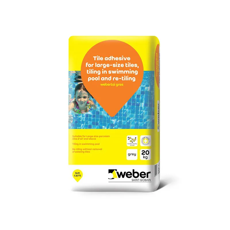R-TILE ADHESIVE WEBER TAI GRES GREY 20KG